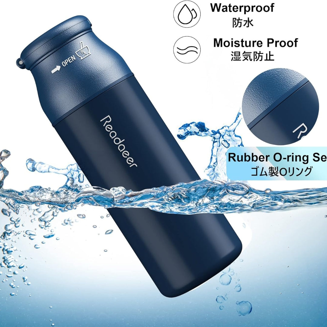 Pillenorganizer Box mit Tablettenmühle Schachtel Cutter Mörser Multifunktion