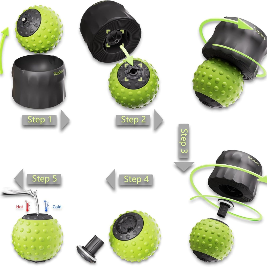 Massageball Faszien Muskelkater Triggerpunkt Ergonomisch Premium Kunststoff