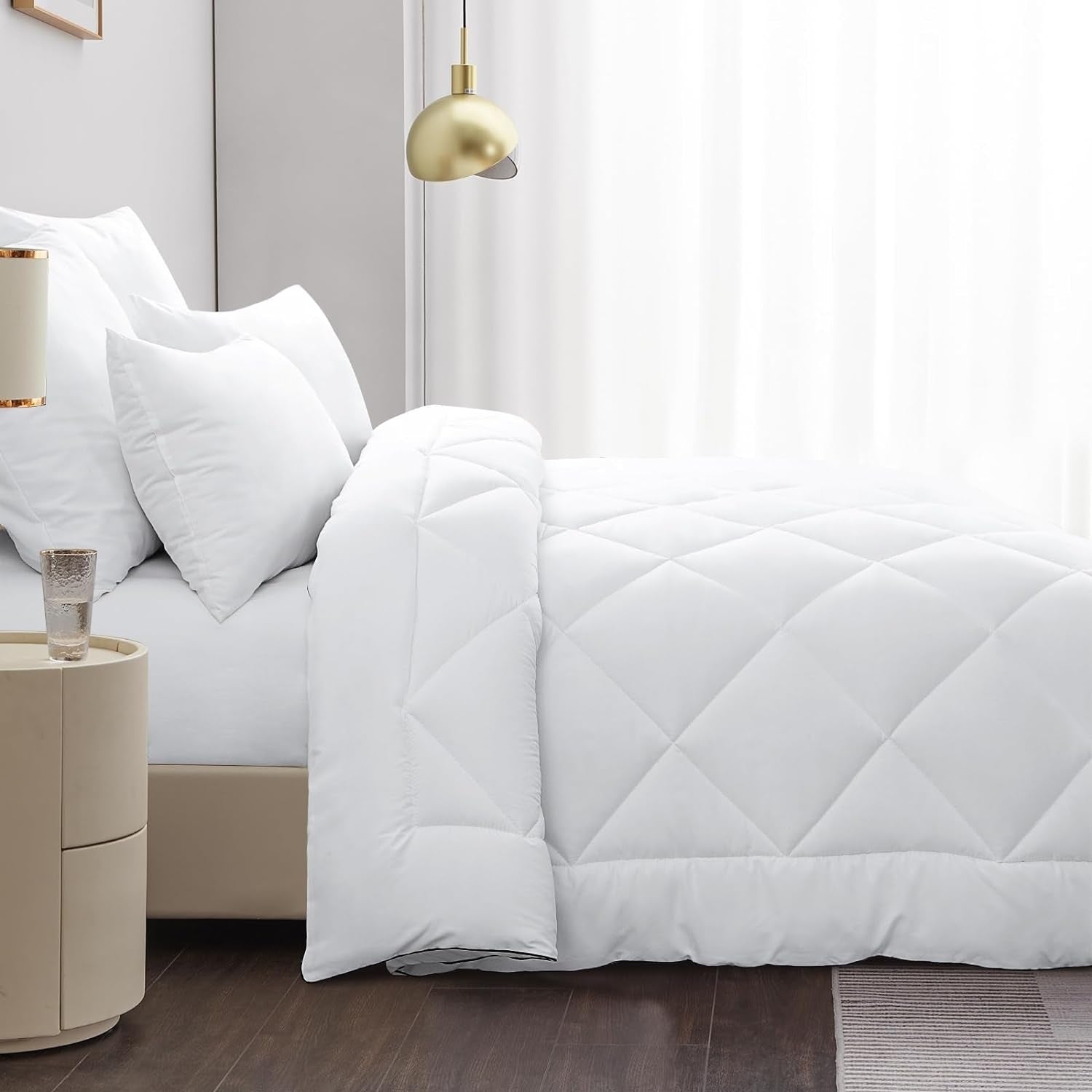 kuscheldecke flauschig bettdecke 200x220 ganzjahresdecke steppbettdecke 300gsm