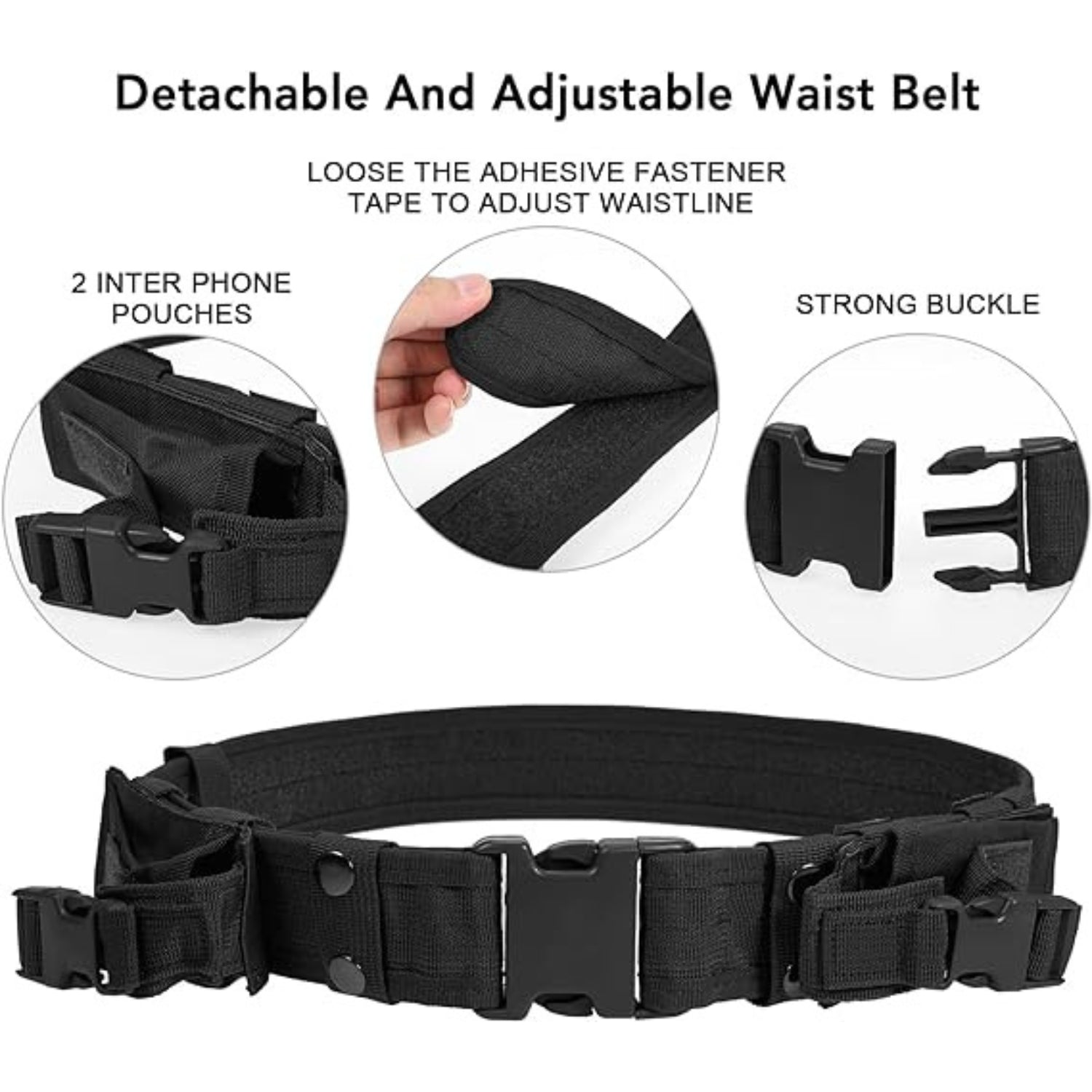 Airsoft Weste Taktische Weste Herren mit Taschen für Jagd Angeln Camping