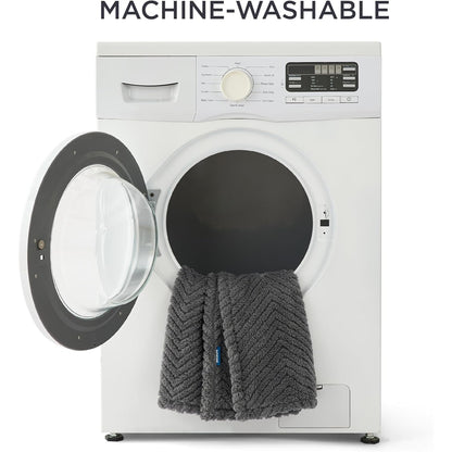 Waschbare Hundedecke Grosse Hunde 120x100 cm Sofa Katzendecke dunkelgrau