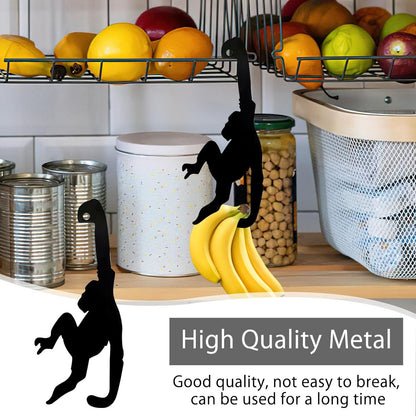 Bananenhalter Affe Lustige Küchendeko Obsthalter Frischhalte Gadget Bananenhaken