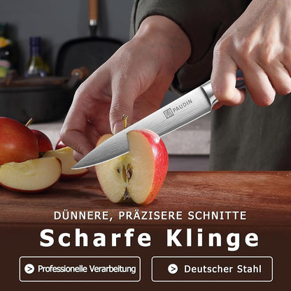 Profi Kochmesser Allzweckmesser 13 cm Edelstahl Küchenmesser Ergonomischer Griff