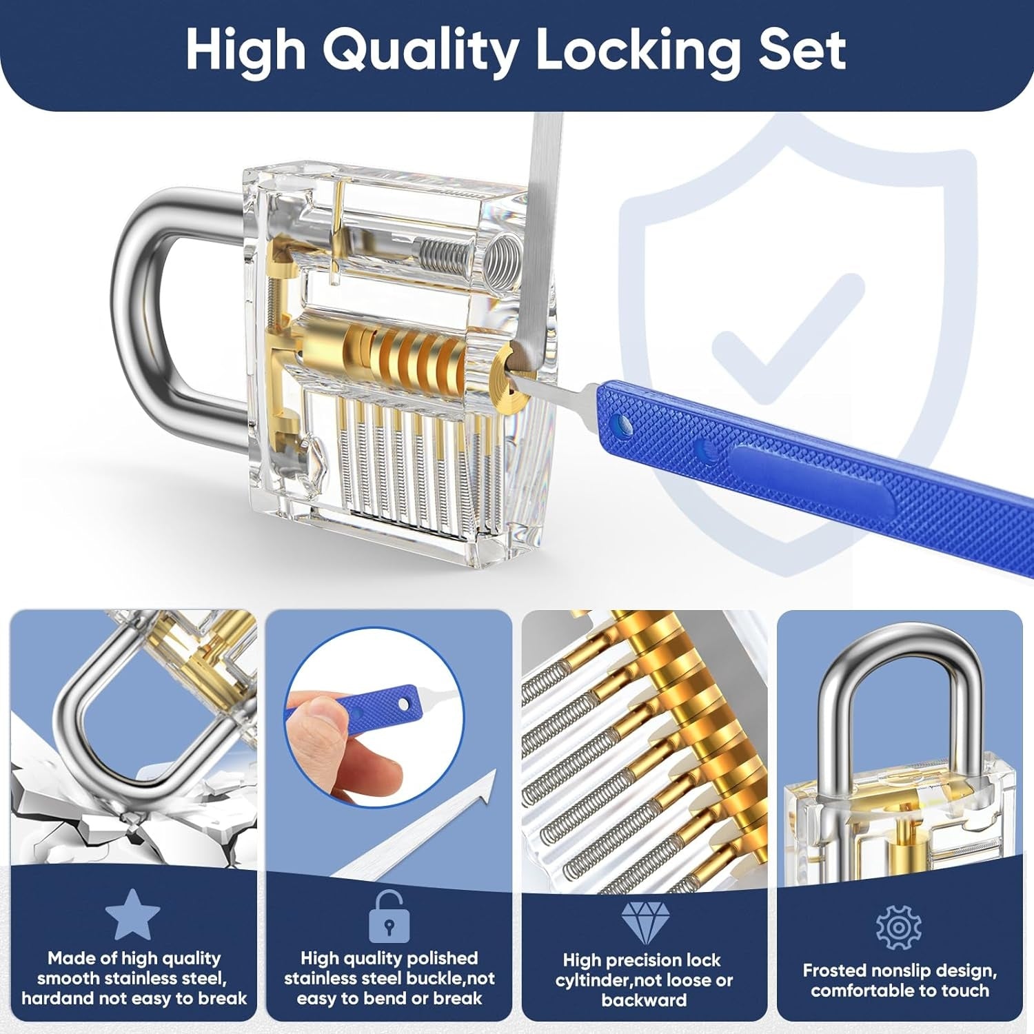 Lockpicking 17-Teiliges Set mit uhrmacherwerkzeug uhrmacher schraubendreher set