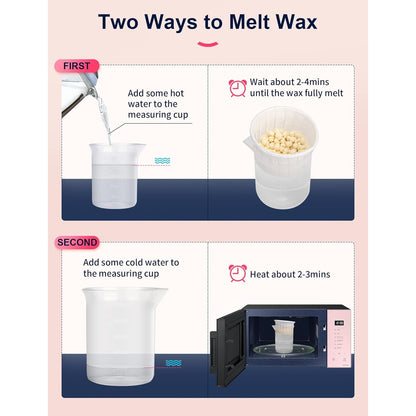 Nasen Waxing Set 100g Wachs Haarentfernung 20 Applikatoren Schmerzlos