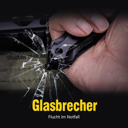 Schwarzes Klappmesser Taschenmesser mit Clip Einhandmesser Outdoor Messer EDC
