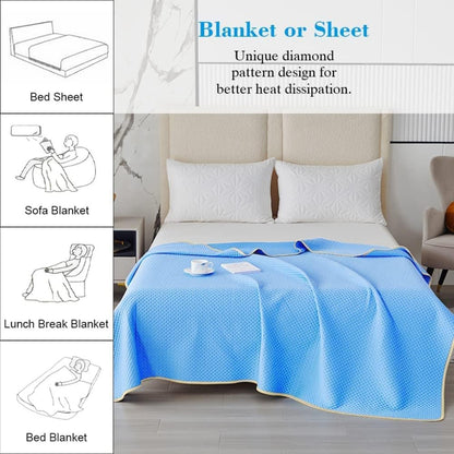 kuscheldecke flauschig sofadecke Kühldecke 150x200cm zum Schlafen Sommer Decke