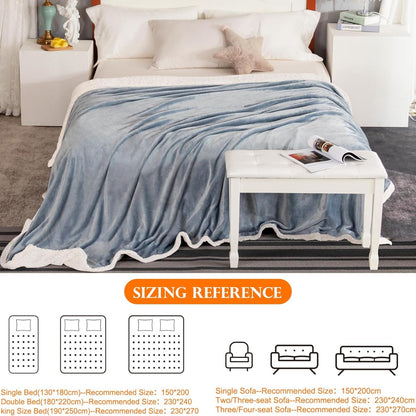 Kuscheldecke Kinder Bettdecke Flauschig FleeceDecke 550GSM 230x240cm