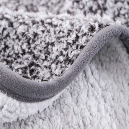 Sherpa Decke Kuscheldecke Flauschig Sofadecke Doppelgesicht Weich 130x150cm