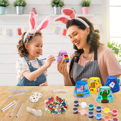Bastelset Windspiel Malset Kinder DIY Kreativ Handarbeit Geschenk Farbenfroh