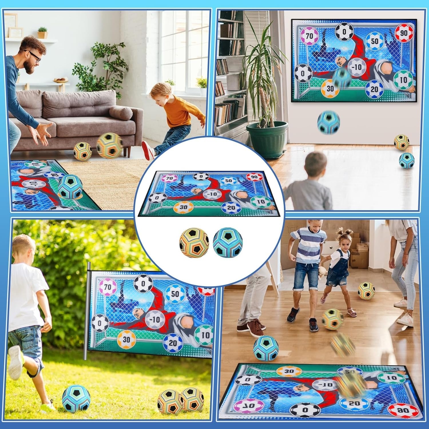 Outdoor Spielzeug Fußball Geschenke Jungen Spielset für Kinder 3-8