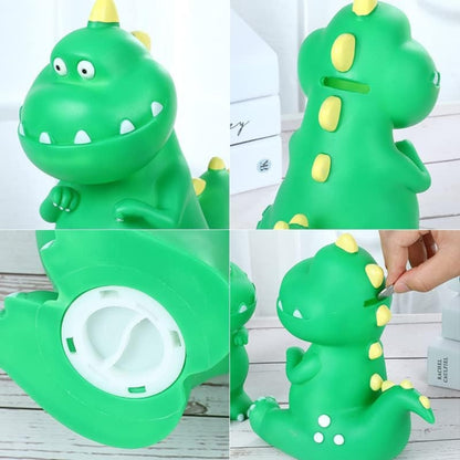 Cartoon Green T-Rex Dinosaurier Sparschwein Kinder Geschenk
