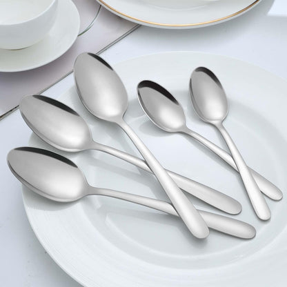 Teelöffel Set Kaffeelöffel Set 24 Stück 14,5cm Edelstahl Spülmaschinenfest