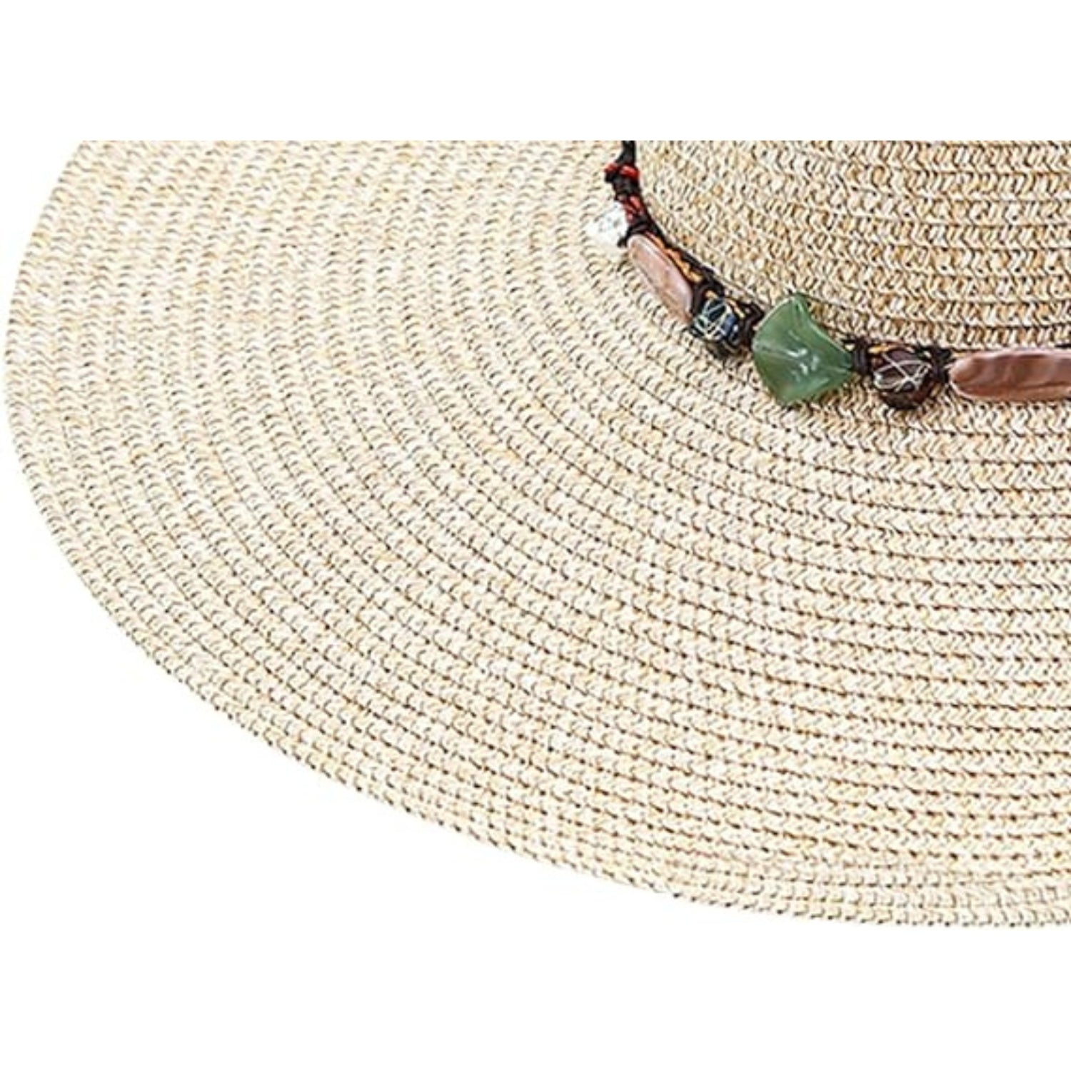 Floppy Strohhut Damen Sonnenhut Khaki Bowknot UV Schutz 50+ Faltbar