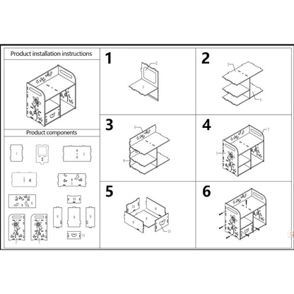 Make-up Organizer mit Schubladen Wasserdicht Kosmetische Aufbewahrung PVC Material Vielseitig für Kommode Schlafzimmer Badezimmer Platzsparend