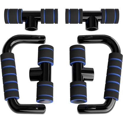 Liegestützgriffe Push Up Stand Bars für Trizeps und Oberarme Training mit Rutschfesten Griffen, 250g leicht, 100kg Tragkraft, Einfach Demontierbar