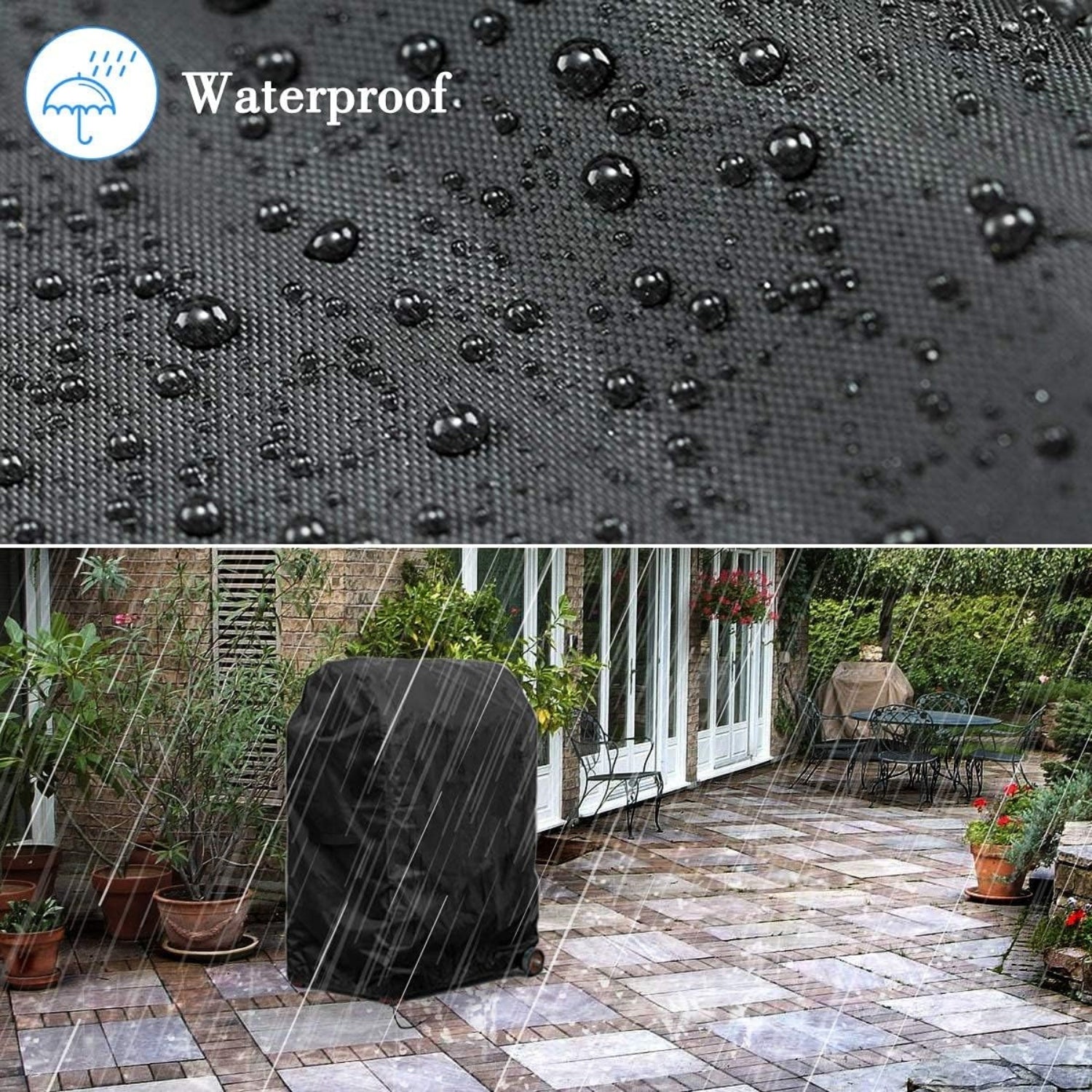 grillabdeckung wetterfest Wasserdicht UV Schutz 77x70x110cm