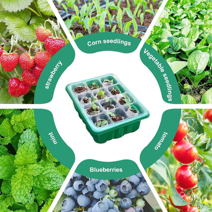 Growbox Komplettset mit Pflanzenlampe 5 Stück Zimmergewächshaus