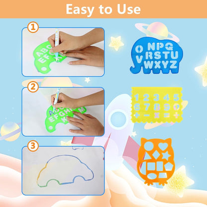 Wasser Doodle Matte 120x90 Dinosaurier Magic Malmatte Komplettset für Kinder