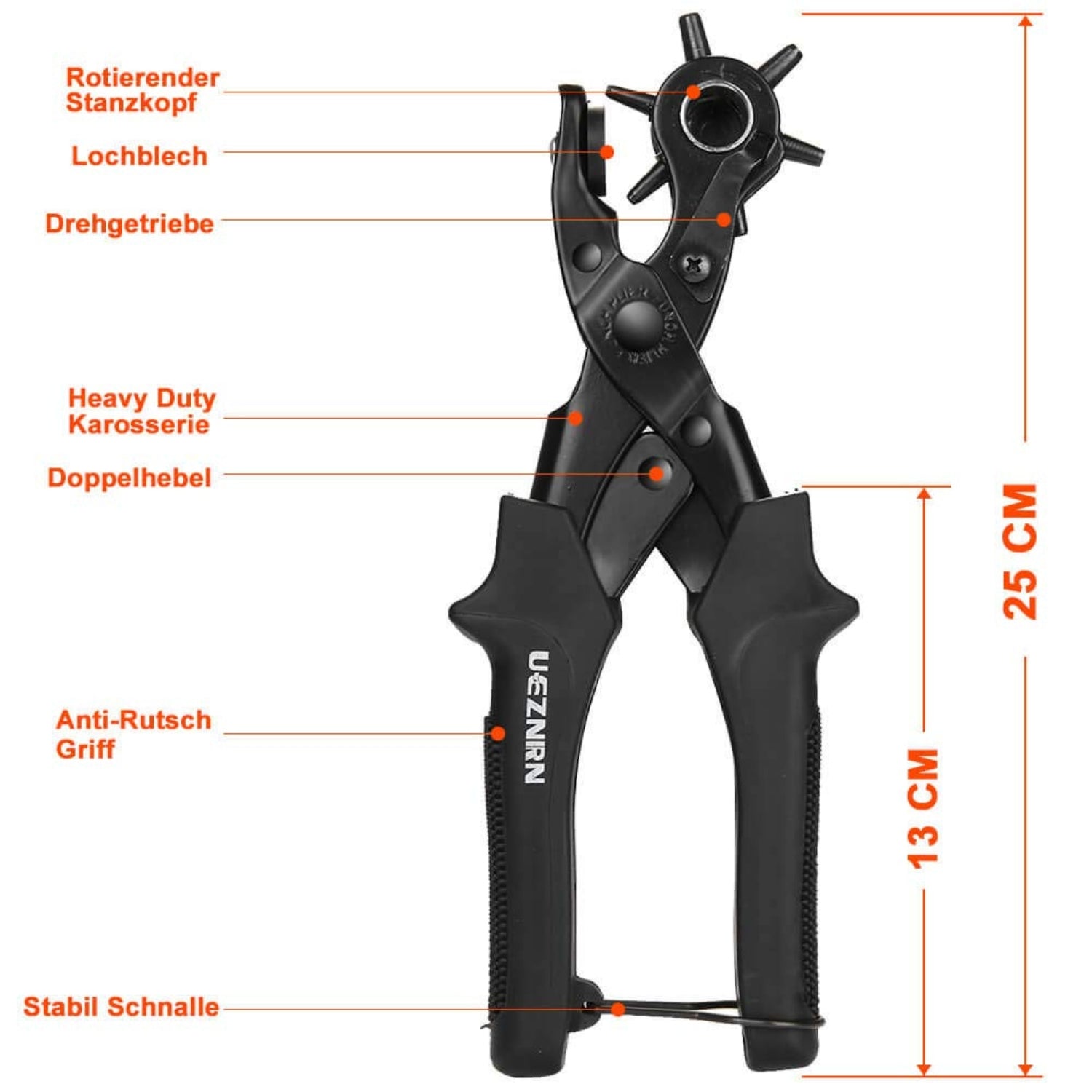 uhrmacher schraubendreher set Gürtellochzange Heavy Revolverlochzange