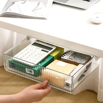 Schreibtischschublade Selbstklebend Organizer Transparent Weiß