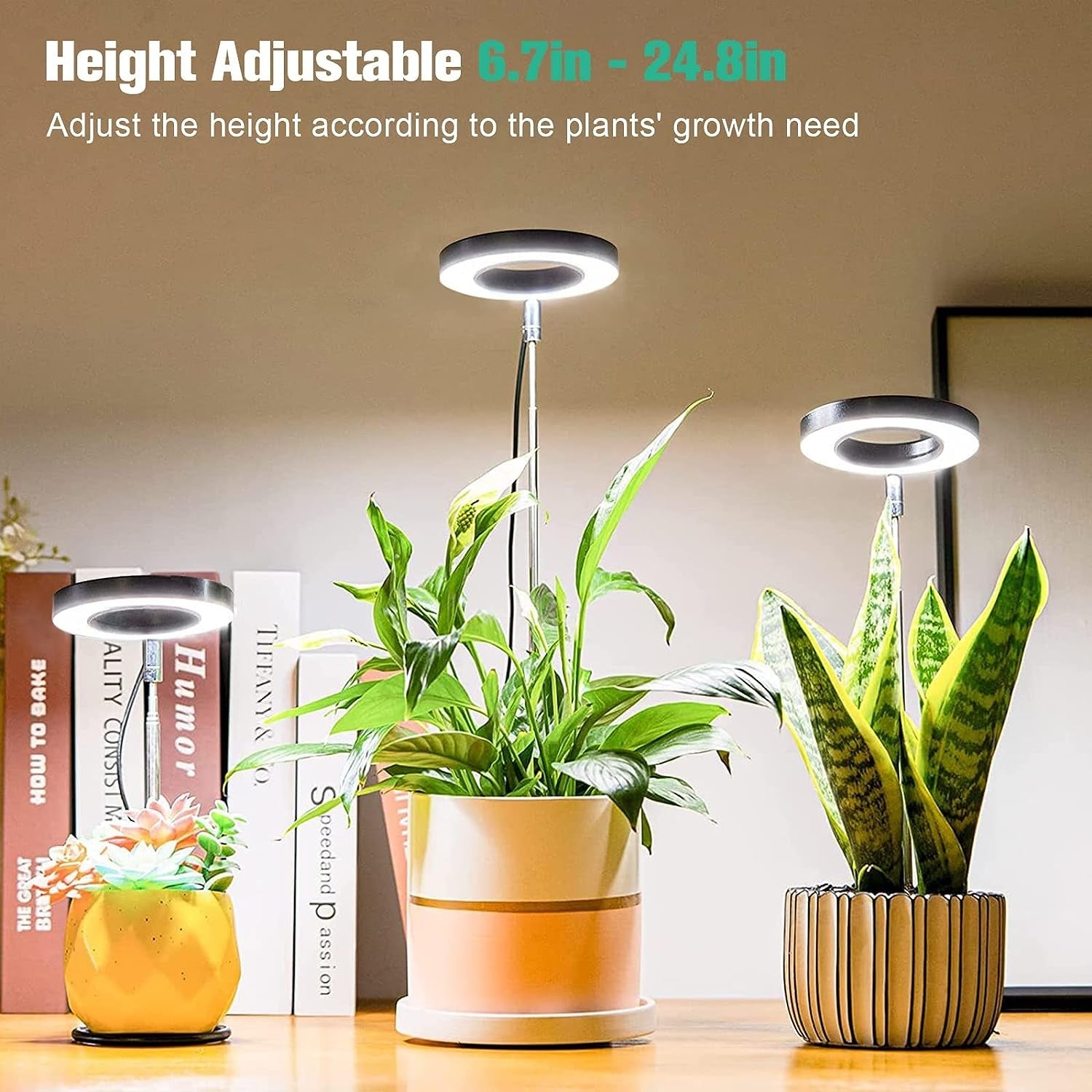 LED Grow Lampe Pflanzenlampe LED Vollspektrum 2er Set