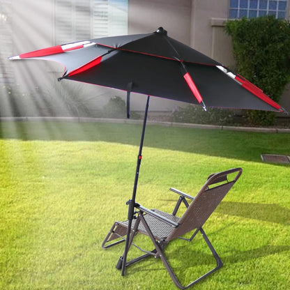 Schirmständer Terrasse Klemme Metall für Balkongeländer Camping Langlebig