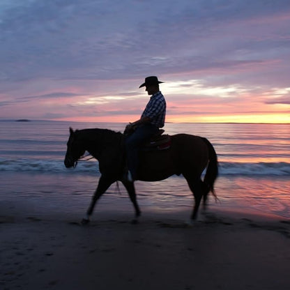 Herren Cowboy Hut Fedora Sonnenhut Lederband Schwarz