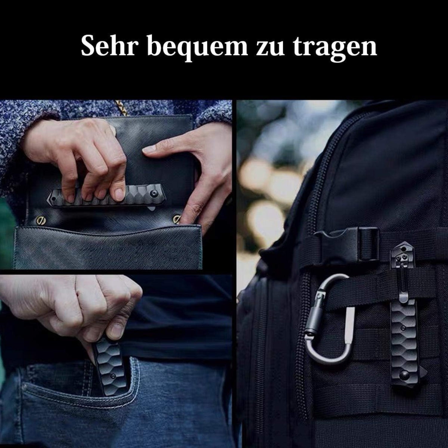 Einhandmesser Tanto Klappmesser Messer Outdoor Survival Taschenmesser