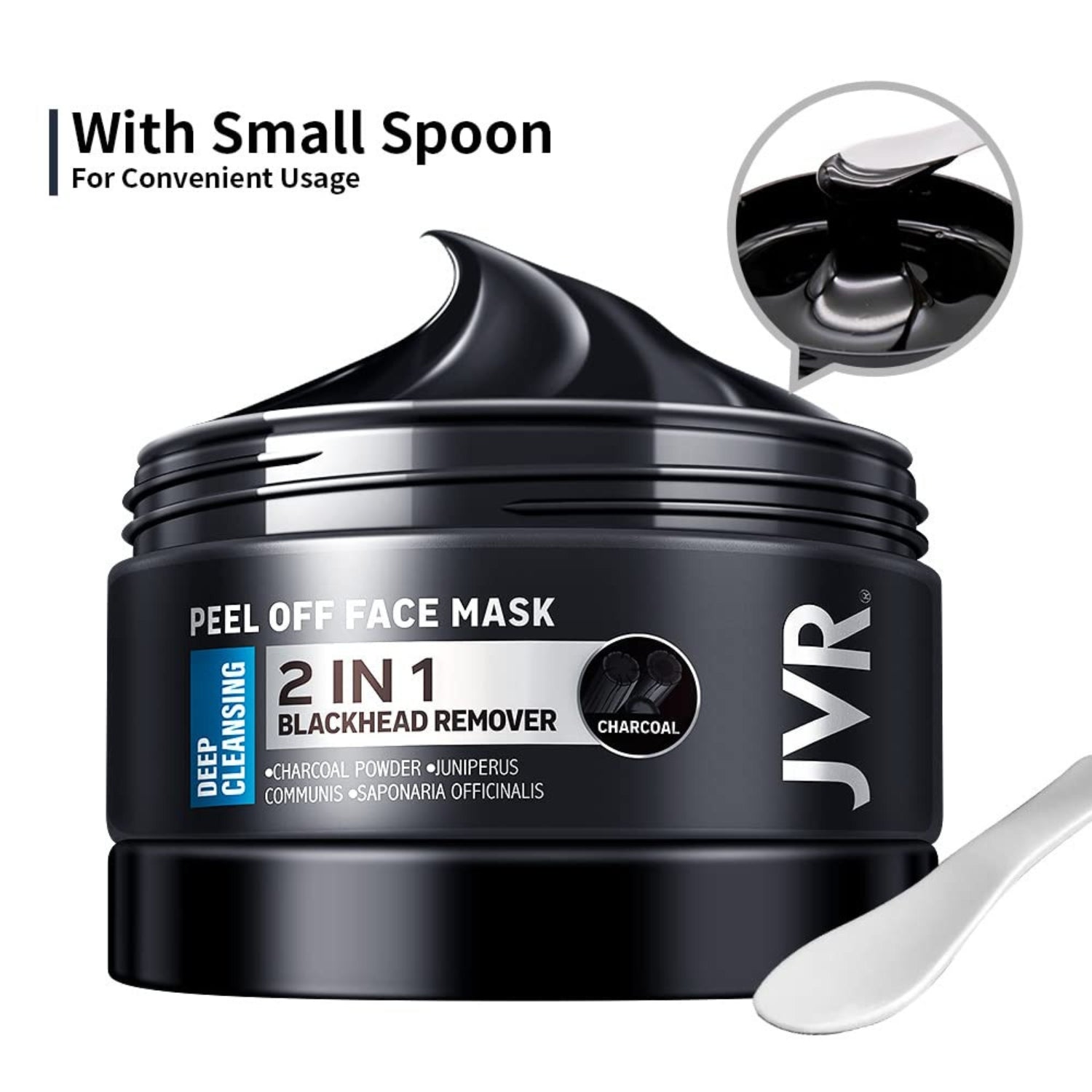 Schwarze Bambuskohle Maske Peel Off Tiefenreinigung Ölkontrolle Mitesser 120ml