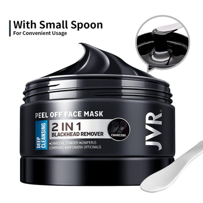 Schwarze Bambuskohle Maske Peel Off Tiefenreinigung Ölkontrolle Mitesser 120ml