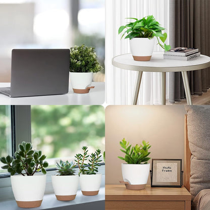 Blumentopf mit Bewässerungssystem 5x Kunststoff Selbstbewässerung