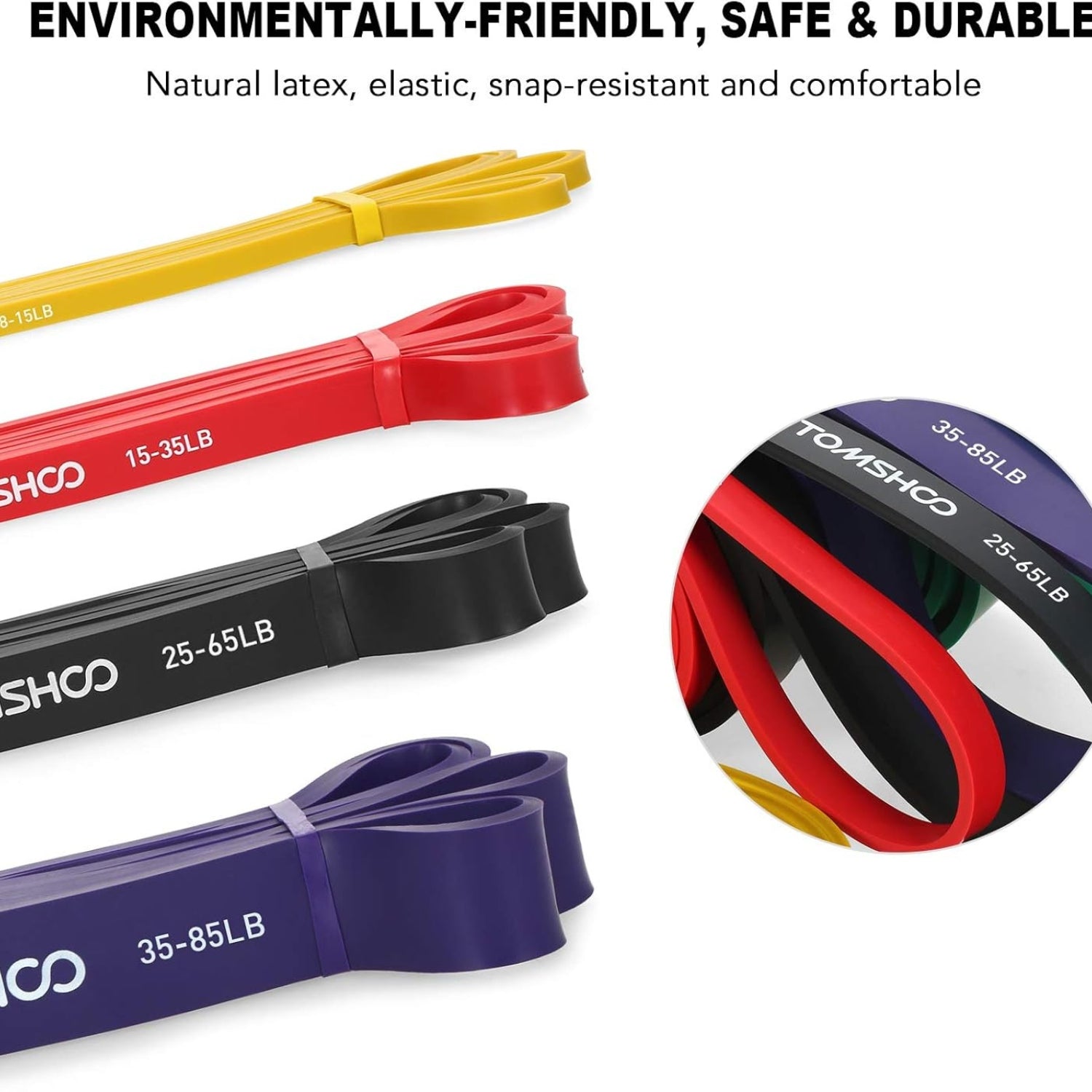 Fitnessbänder Terrabänder Resistance Bands Set 4 Stück