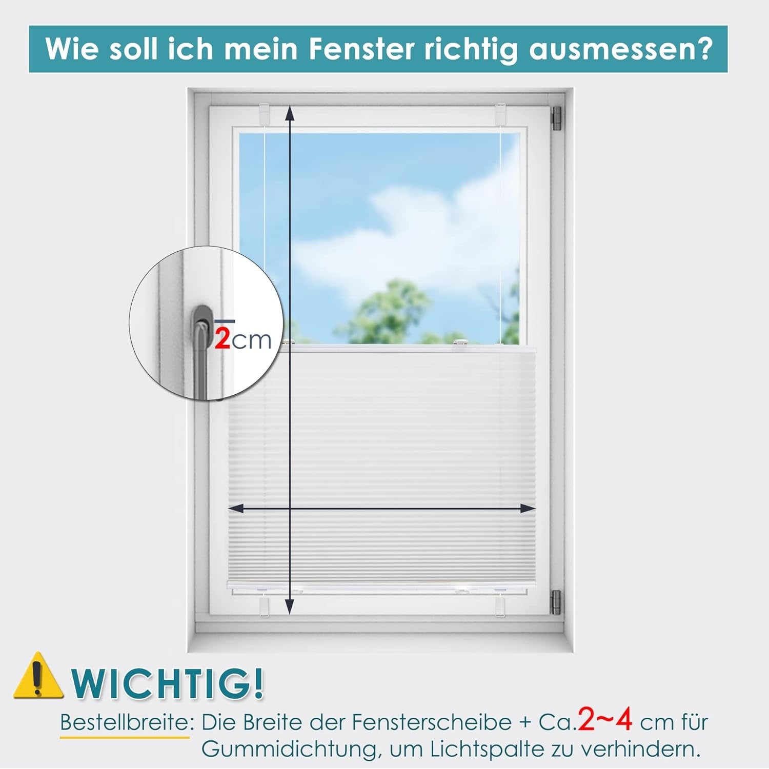 Rollos ohne Bohren Klemmrollos Fenster ohne Bohren Plissee Klemmfix