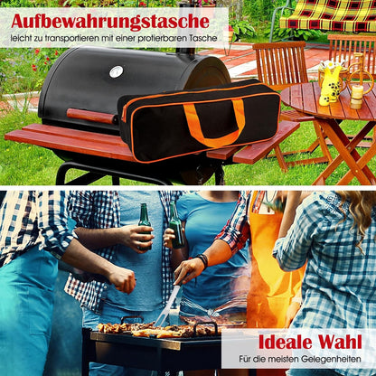OstalbGriller 13tlg Grillbesteck Set mit Tragetasche Grill Zubehör