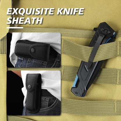 Klappmesser Einhandmesser Taschenmesser mit Nylonscheide