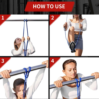 Premium Fitnessbänder Theraband Widerstandsbänder Set 3 Stufen