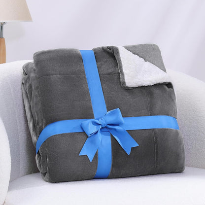 Sofadecke Kuscheldecke Kinder 200x230 Dick Warm Sherpa Decke Flauschig