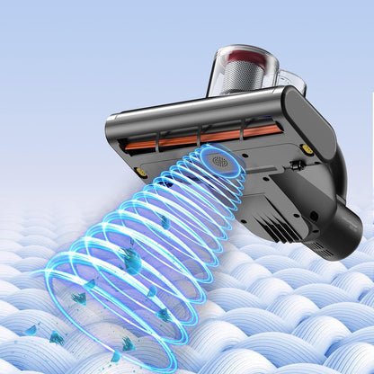 Jimmy BD7 Pro Milbensauger Kabellos Wiederaufladbar mit UV-C Licht, Ultraschall Sterilisation 2x Becher Für Allergiker Matratzen Bett Sofa HEPA Filter