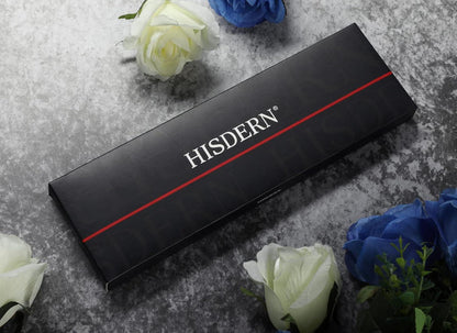 Herren Krawatte Einstecktuch Blau Dot Hochzeit Business Set