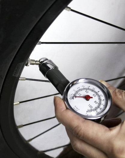 Tragbarer Reifendruckprüfer 0-100Psi für Auto, Fahrrad und Motorrad