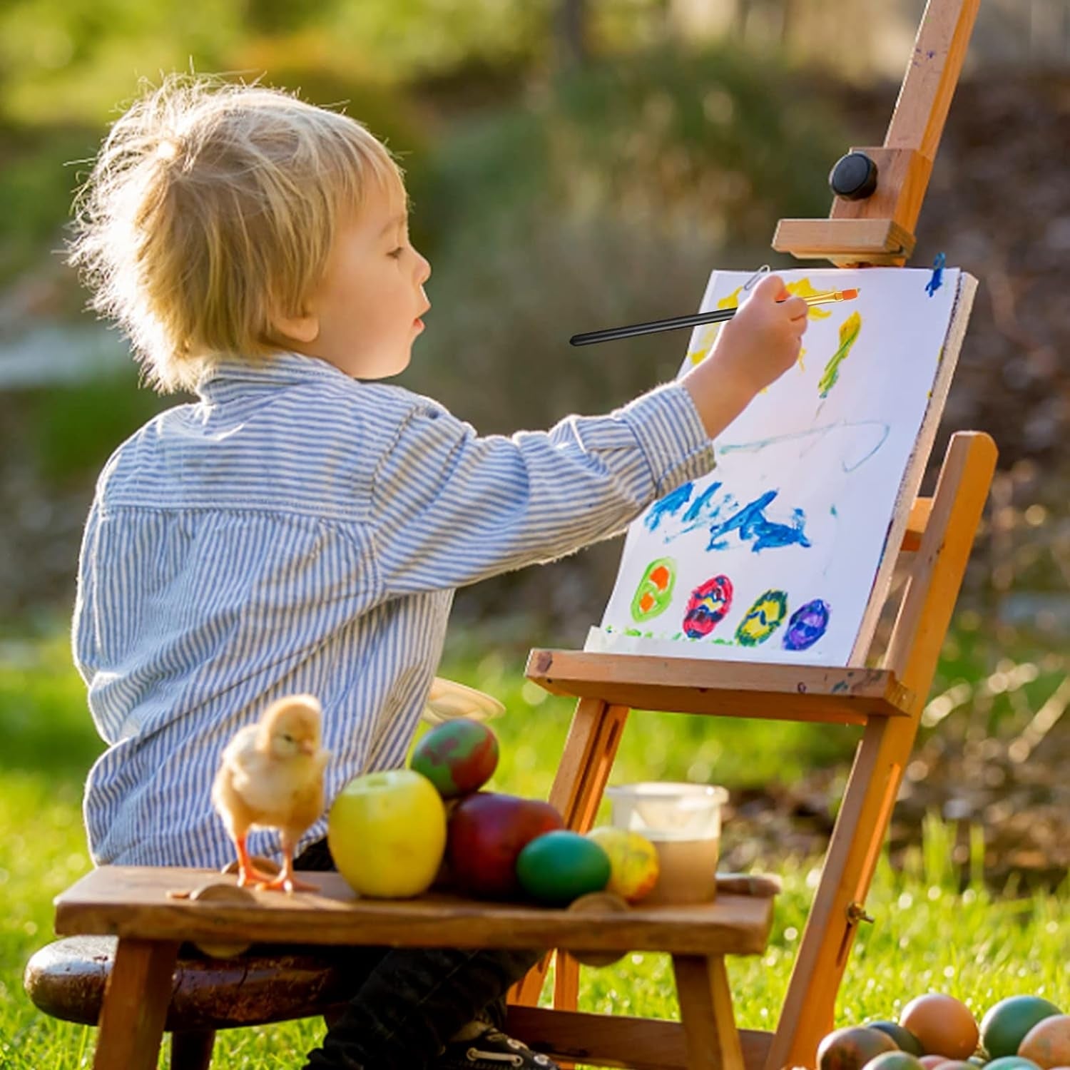 20 Stück Pinselset für Acrylfarben Kleine Pinsel Set 10 Größen Künstler Erwachsene Kinder Aquarell Stifte Modellbau Pinsel Schwarz