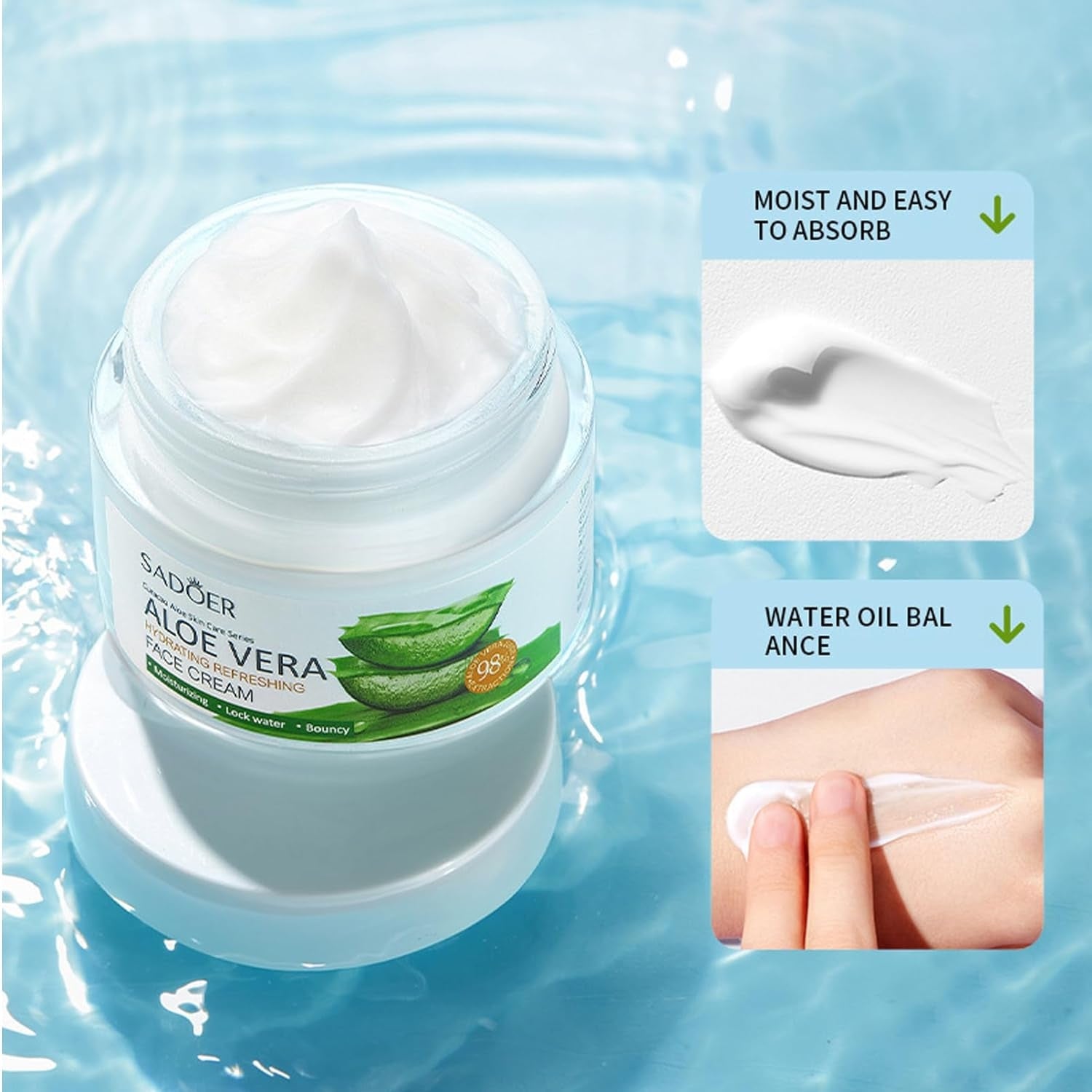 Aloe Vera Hautpflege Geschenkset 9-teilig mit Peeling Gel Handcreme und Masken Perfekt als Geschenk für Teenager Mädchen und Frauen