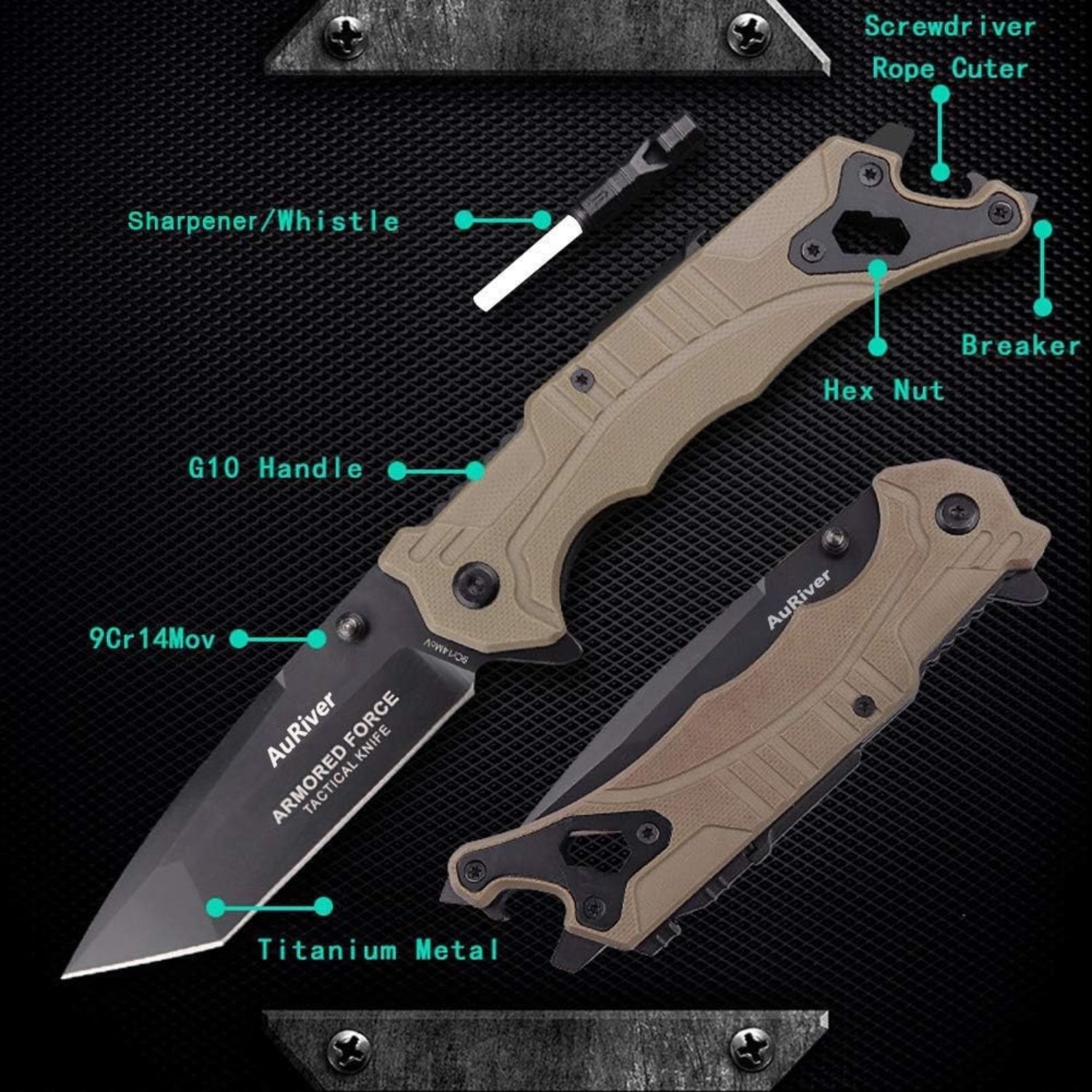 Taschenmesser Jagdmesser Klappmesser Scharf Edelstahl Messer Outdoor Camping