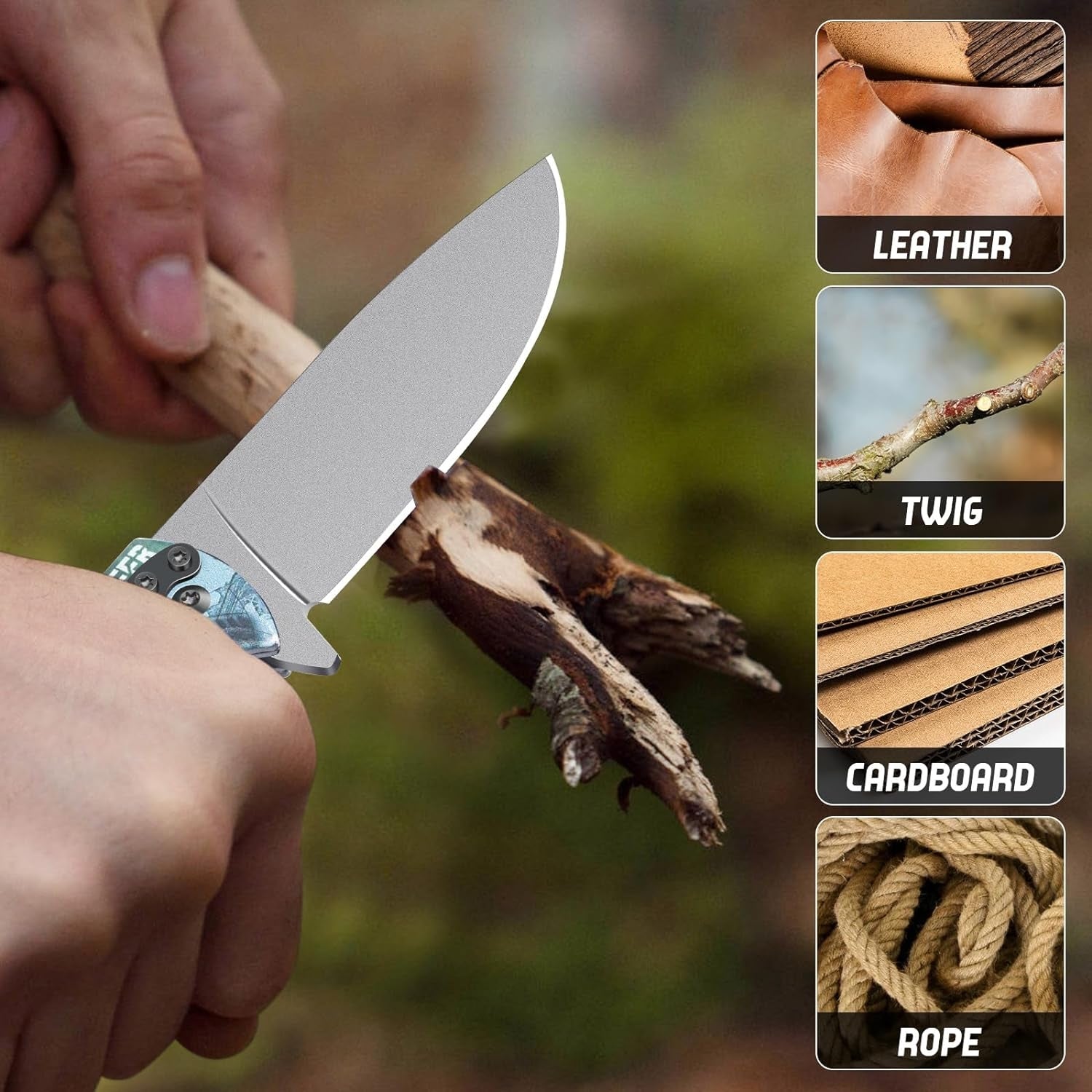 Survival Taschenmesser Überlebensmesser Klappmesser Outdoor Camping Wandermesser
