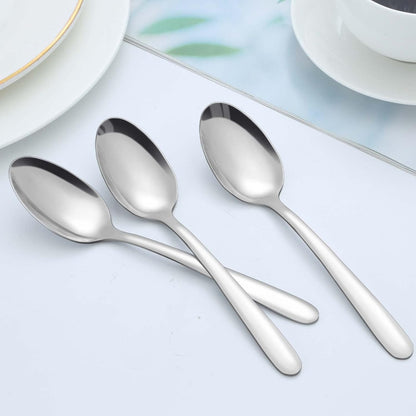 Teelöffel Set Kaffeelöffel Set 24 Stück 14,5cm Edelstahl Spülmaschinenfest