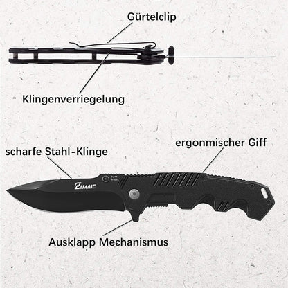 Klappmesser Taschenmesser Einhandmesser Outdoor Survival Messer Aluminiumgehäuse
