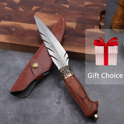 Scharfes Ausbeinmesser mit Holzgriff Outdoor Messer Geschenke für Männer