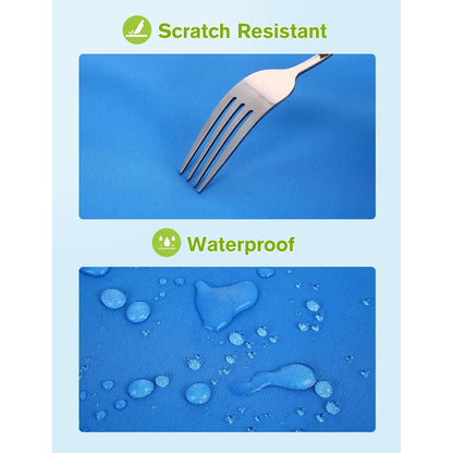 Kühlmatte Hund 90x50cm Selbstkühlende Kissen Blau Kühl Hundedecke