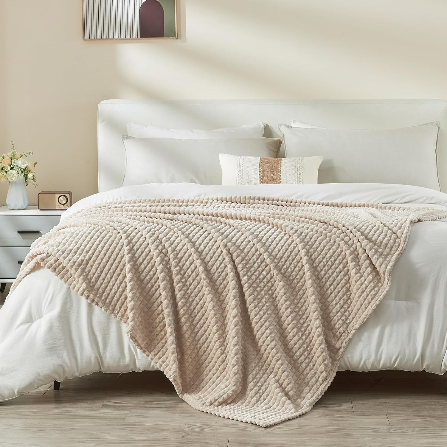 Bettdecke Kuscheldecke Flauschig Decke 3D-Touch-Erlebnis 150x200 cm Fleecedecke